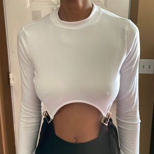 White and Black reverse rumper